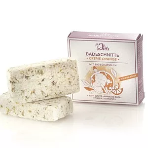 Badeschnitte Creme Orange