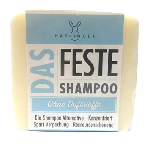 festes Shampoo ohne Duftstoffe