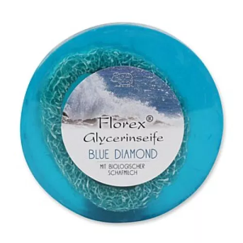 Luffa Seife Blue Diamond