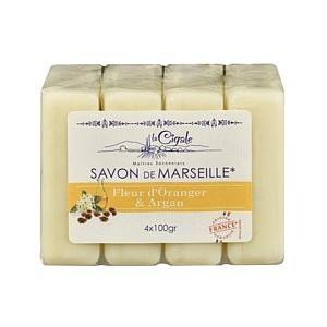 Marseiller Seifen Orangenblüten-Argan 4 x 100g